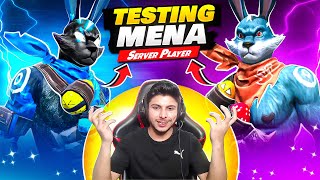 Testing Mena Server Player First Time 🥵  Abnormal Player 😨   Garena Free Fire [upl. by Courtland]