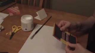 How to make a hardcover mini art journal [upl. by Kentigerma]