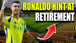 Cristiano Ronaldo Drops Retirement Hint After Scoring Brace for Portugal Turning 40 Soon 🇵🇹⚽️ [upl. by Notffilc]