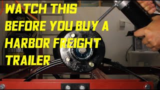 How to repack bearings on a Harbor Freight Trailer [upl. by Fidel]