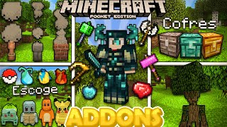 😮Los 15 addons más increíbles para Minecraft PEBedrock 12144 [upl. by Kristo]