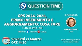 GPS 20242026 primo inserimento o aggiornamento cosa fare [upl. by Idden]