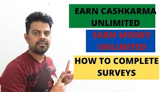 Cash Karma Earn Unlimited point l How To Complete Surveys l How To Earn [upl. by Pinkerton811]