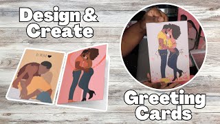 How To Design amp Create Printable Greeting Cards  Beginner Friendly  Using Canva [upl. by Imugem259]