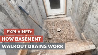 Explained How Basement Walkout Drains Work [upl. by Nuawd]