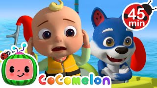 Big Balloon Race  CoComelon Animal Time 🐺  Kids Learning Songs  Sing Along Nursery Rhymes [upl. by Gilcrest62]