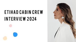 How to become Etihad cabin crew in 2024 [upl. by Aamsa]