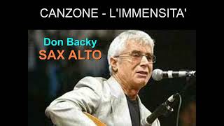 Canzonelimmensità  SAX ALTO [upl. by Airenahs]