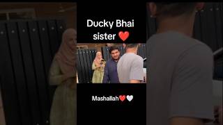 ducky bhai sister face reveal duckybhai rajabvlogs reveal volg youtubeshorts viralvideo [upl. by Ytineres377]