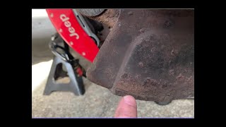 Brake Noise from Dust ShieldBacking Plate [upl. by Blane167]