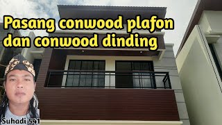 Pasang conwood plafon dan conwood dinding [upl. by Fransen]