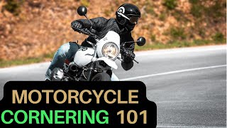 Motorcycle cornering basics [upl. by Esorlatsyrc]