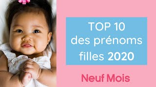 Top 10 des prénoms de filles 2020 [upl. by Danie]