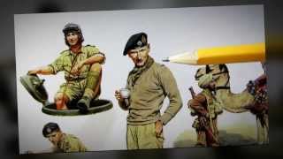 Building Master Box Models Commonwealth AFV Crew In 135 Scale In HD [upl. by Joeann489]