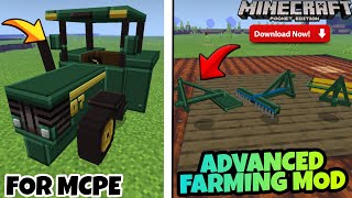 ADVANCED FARMING MOD FOR MINECRAFT POCKET EDITION [upl. by Jarlen]