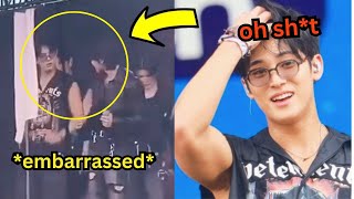 SEVENTEEN Mingyu goes viral for his cute mistake at Glastonbury festival [upl. by Ahsinet673]