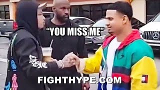 GERVONTA DAVIS amp ROLLY ROMERO REUNITE amp SHOW RESPECT MEET UP 1ST TIME SINCE KO AT MAYWEATHER GYM [upl. by Duck200]