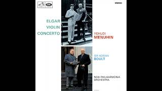 Elgar Violin Concerto in B minor Op 61  Yehudi Menuhin Adrian Boult New Philharmonia Orchestra [upl. by Thaddaus]