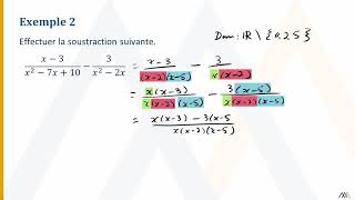 Opérations sur les fractions rationnelles [upl. by Ardnoek]