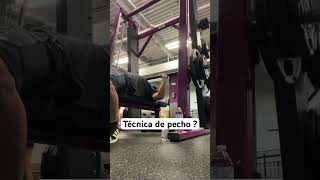 Técnica De Pecho fitness [upl. by Aitan9]