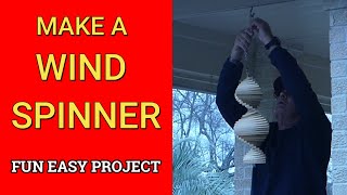 How To Build a Cool DIY Wind Spinner  Easy Step by Step Instructions [upl. by Dougal319]