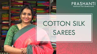 Cotton Silk Sarees  Rs 1000 Onwards [upl. by Taveda22]