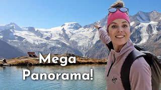 Gigantischer PanoramaHöhenweg in SaasFee Inmitten von 18 Viertausendern [upl. by Misha]