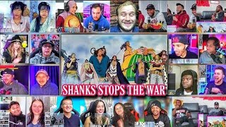 Shanks Stops the War Reaction Mashup  One Piece Episode 489 [upl. by Atsejam]