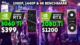 3060 Ti vs 2080 Ti  Benchmark  1080p 1440p 4K [upl. by Nob]