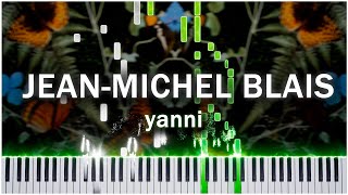 yanni JeanMichel Blais 【 PIANO TUTORIAL 】 [upl. by Agneta681]