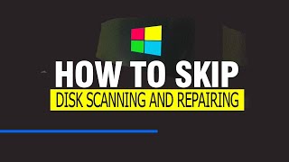 How to Disable Scanning and Repairing Drive D in Every time Windows 10 Start [upl. by Odrareve]