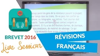 Brevet 2016  révisions de Français [upl. by Danialah337]