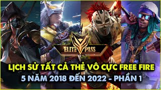 Free Fire  Lịch Sử Tất Cả Các Thẻ Vô Cực Trong Free Fire 2018 Đến 2022  PHẦN 1  Rikaki Gaming [upl. by Gerger]