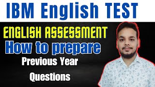 IBM English Assessment Test 2023  How to Clear IBM English Language Test [upl. by Flosser]