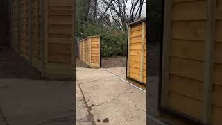 An Oak Privacy Fence Installed By Our Fence Contractor shorts [upl. by Anailuy]