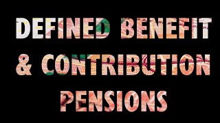 Too Embarrassed To Ask the difference between defined benefit amp defined contribution pensions [upl. by Eerol483]