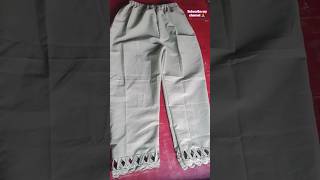 Plazo pant cutting and stitching cute fashion plazo shortvideo youtubeshorts shorts [upl. by Eikcor66]