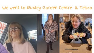 We went to Ruxley Garden Centre 🌹 amp Tesco car vlog haul Garden centre 🌹🌹 [upl. by Lydon]