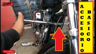 Seguridad en moto  Slider para moto  Cómo hacer e instalar un slider  Defensa de moto [upl. by Rai]