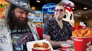 American Idol Singer Has Tears of Chicken Joy Brutally Honest Jollibee Review [upl. by Crotty400]