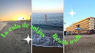 Beach walk live La cala de mijas [upl. by Mcnutt223]