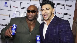 Kai Greene amp Sahil Khan Launch Of Energy Drink Bodypower [upl. by Iznek599]