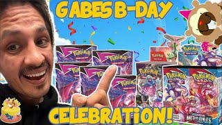 Gabe’s Birthday Celebration Battle Styles Booster Box Opening amp MORE [upl. by Chae]