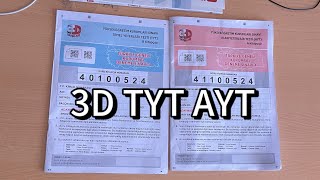 3D TÜRKİYE GENELİ TYT AYT DENEME YORUMUM  yks2024 ilk1000 [upl. by Stacie]