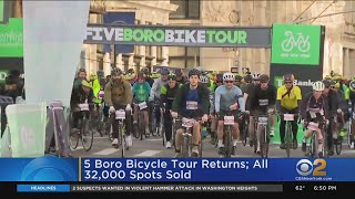 5 Boro Bike Tour returns [upl. by Frazier]