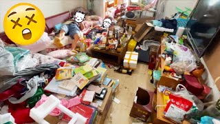 😲Wow The Room Is Full Of Garbage After A Friend’S Party It’S So Messy😫 [upl. by Lad]