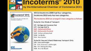 Incoterms® 2010 Videos Part 1 New terms and Structure [upl. by Tabshey942]