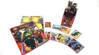 LEGO Ninjago Movie Stickeralbum  10 Booster  Unboxing amp Review auf deutsch [upl. by Reginnej]