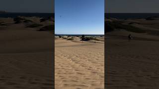 Maspalomas Dunes Beach Walk Gran Canaria Desert 2023 Playa del Ingles [upl. by Atnohs453]