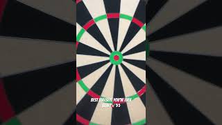 Is this the best bullseye you’ve ever seen🎯👀 dart 3dart darts lukelittler 180 bullseye [upl. by Neetsirk]